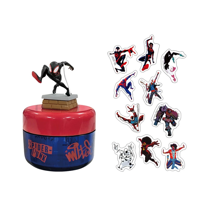 スパイダーマン：アクロス・ザ・スパイダーバース　マスコットケース付きシール