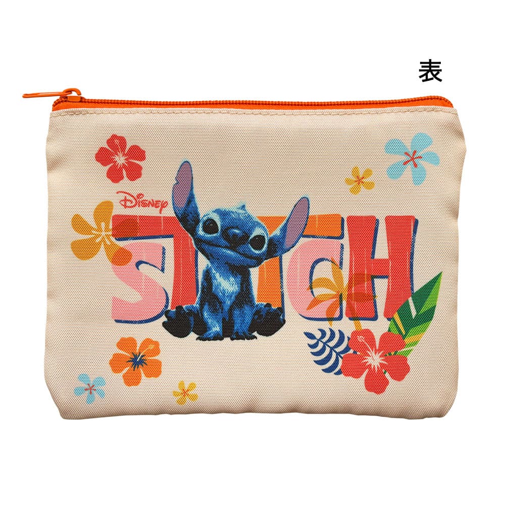 リロ＆スティッチ　フラットポーチ