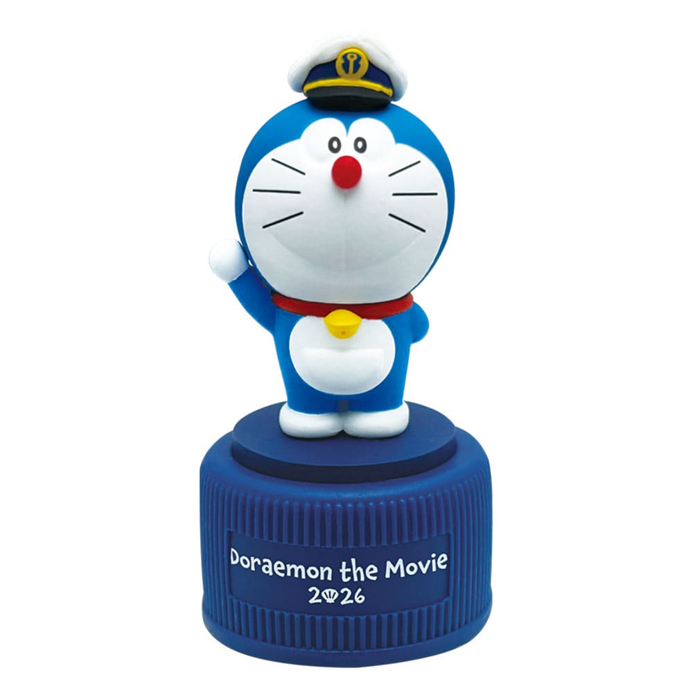 ドラえもん　新・のび太の海底鬼岩城　マスコット付きボトルキャップ