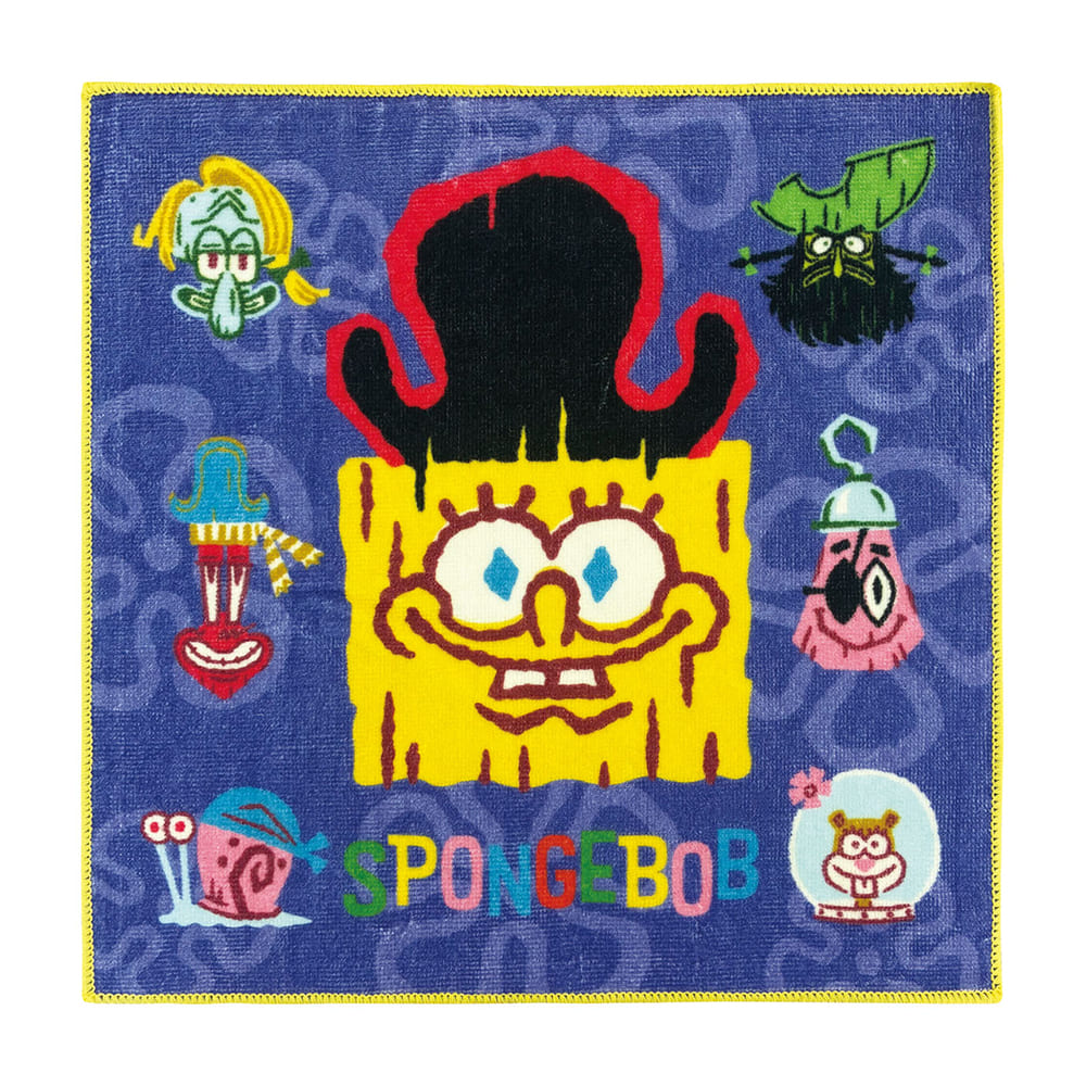 スポンジ・ボブ　呪われた海賊と大冒険だワワワワワ！　ミニタオル