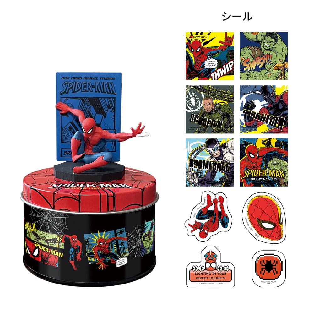 スパイダーマン：ブランド・ニュー・デイ　マスコットケース付きシール