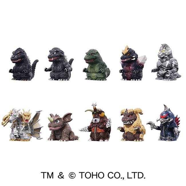ゴジラ ソフビパペットマスコット3＜単品ランダム＞