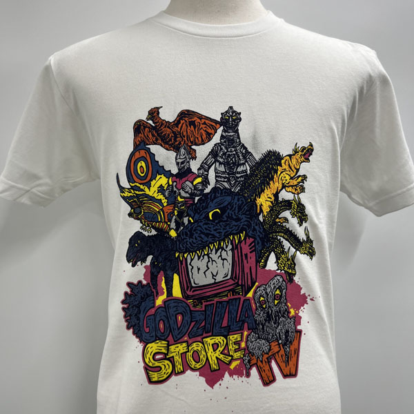ゴジラ・ストアTV Tシャツ ホワイト　サイズＸＸＬ