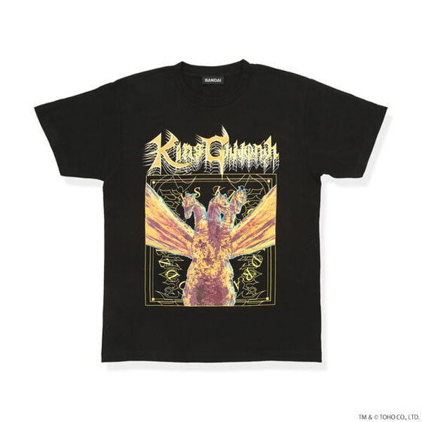 ゴジラ デザインTシャツ キングギドラ M