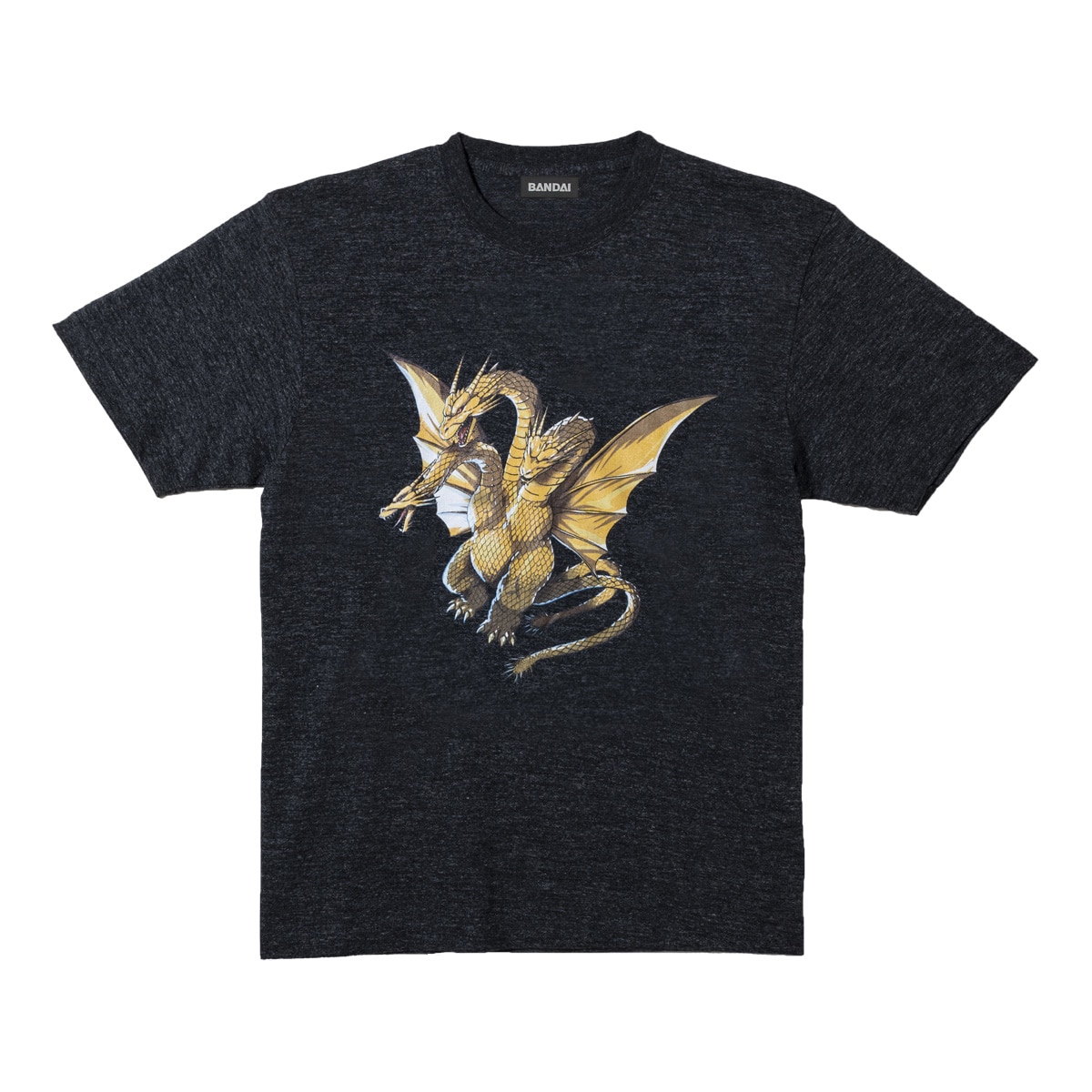 ゴジラVSキングギドラ　デフォルメアートTシャツ　キングギドラ柄