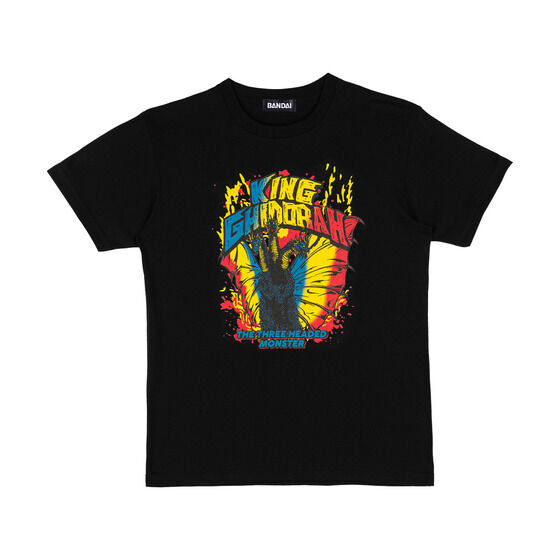 ゴジラ Tシャツ feat.STUDIO696　キングギドラNGカラー柄