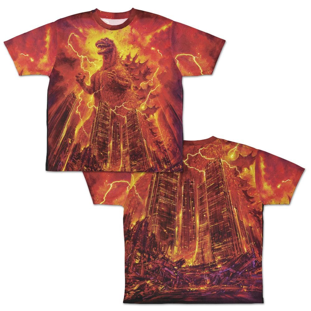 ゴジラ’84 両面フルグラフィックTシャツ