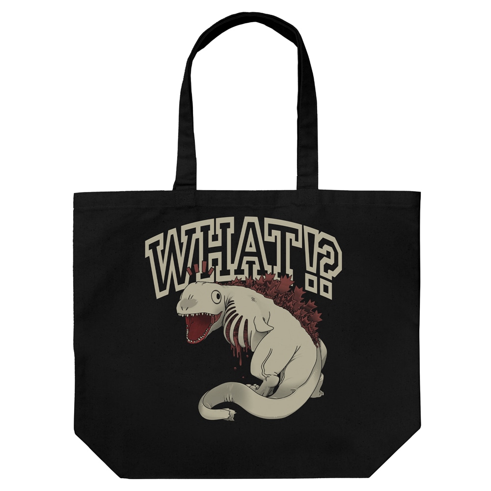 シン・ゴジラ 第2形態 ラージトート / BLACK