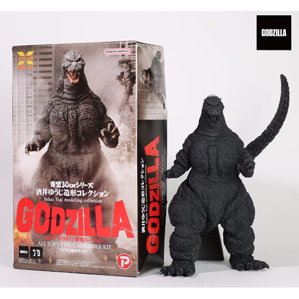 東宝30cmシリーズ 酒井ゆうじ造形コレクション ゴジラ（1991）新宿バージョン ソフビ組立キット