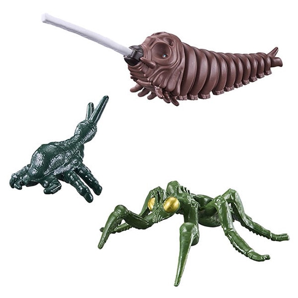 ゴジバースト　モスラ（1992）幼虫＆カマキラス（2004）＆ショッキラス