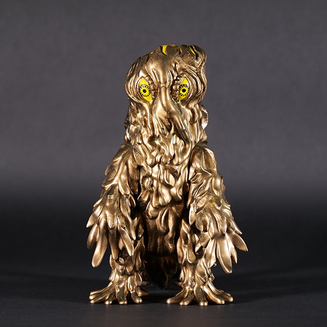 マルサン　ヘドラ350　マキス工房ゴールド成型　黄目　Painted by HIROSHI GOTO