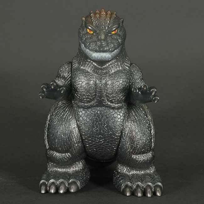 ゴジラ・ストア限定　MARUSAN東宝怪獣ソフビ60thAnniv.　ゴジラ（ゴジラバトルライン5周年記念）Clear BLACK 赤目 Ver.