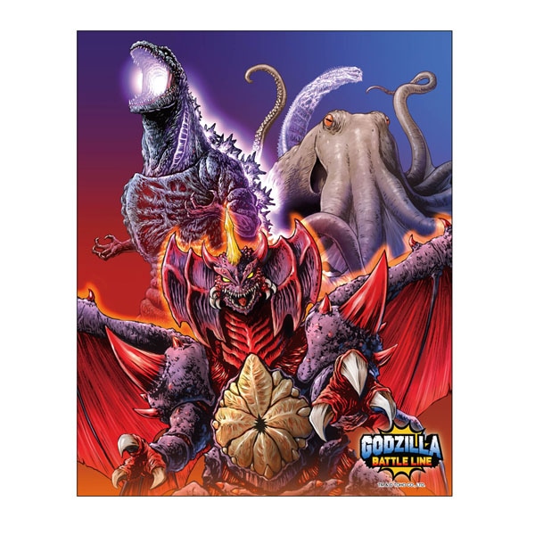 ゴジラ バトルライン　一周年記念イラストキャンバスボード
