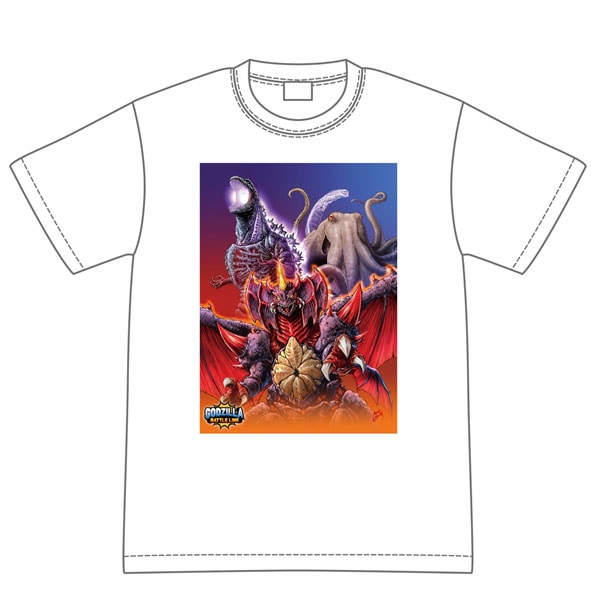 ゴジラ バトルライン　一周年記念イラストイラストＴシャツ　Ｌ