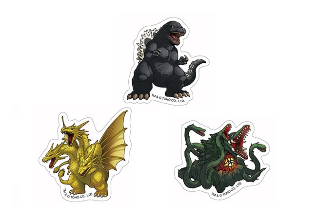 ゴジラステッカーセットＢＡ