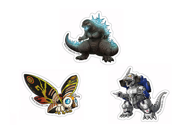 ゴジラステッカーセットＢＢ