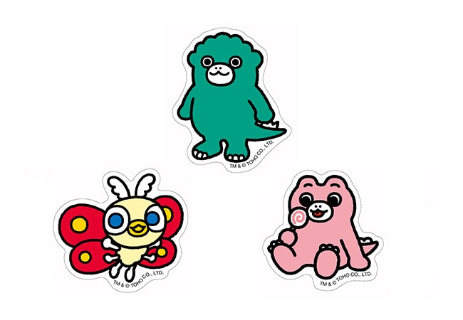 ちびゴジラステッカーセットＣＡ