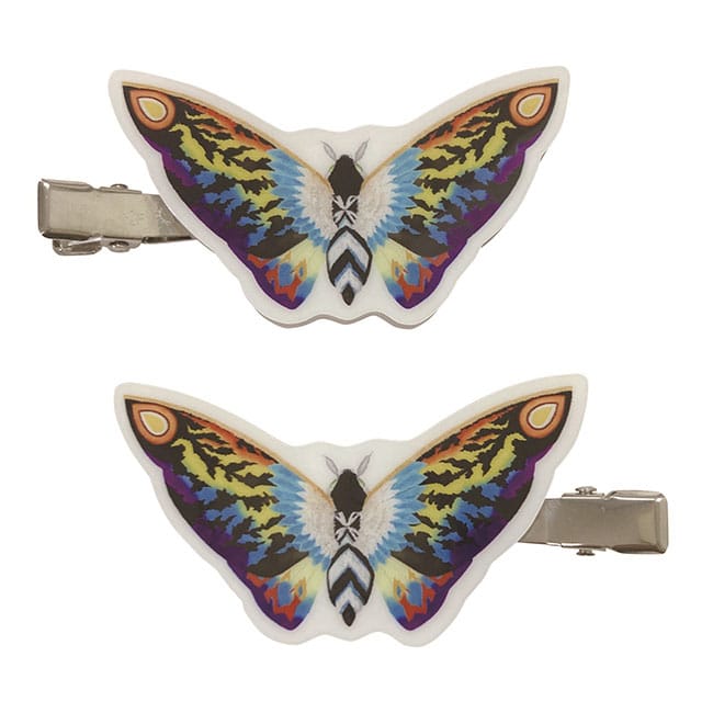 レインボーモスラ前髪クリップ