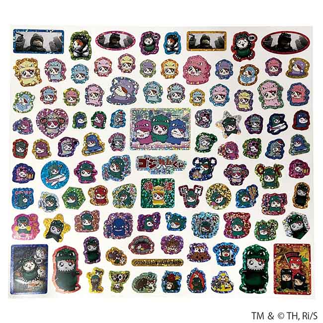 ゴジハムくん１００ピースシール