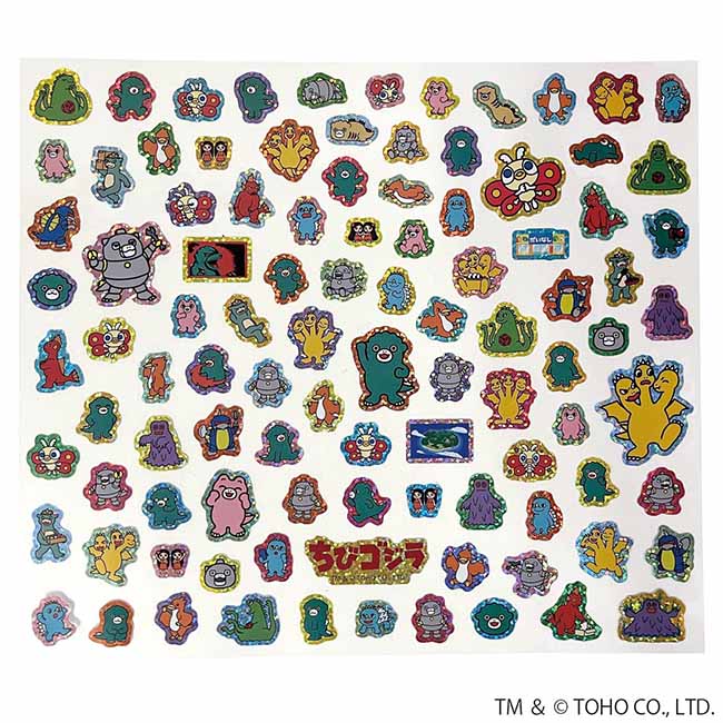 ちびゴジラ１００ピースシール