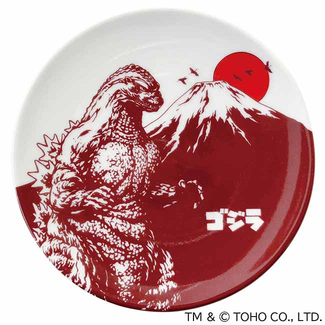 ゴジラ豆皿A