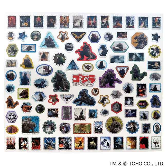 ゴジラ１００ピースシール