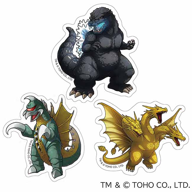 ゴジラステッカーセットＢＥ