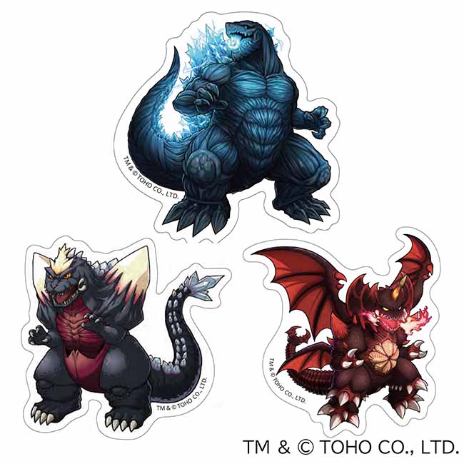ゴジラステッカーセットＢＦ