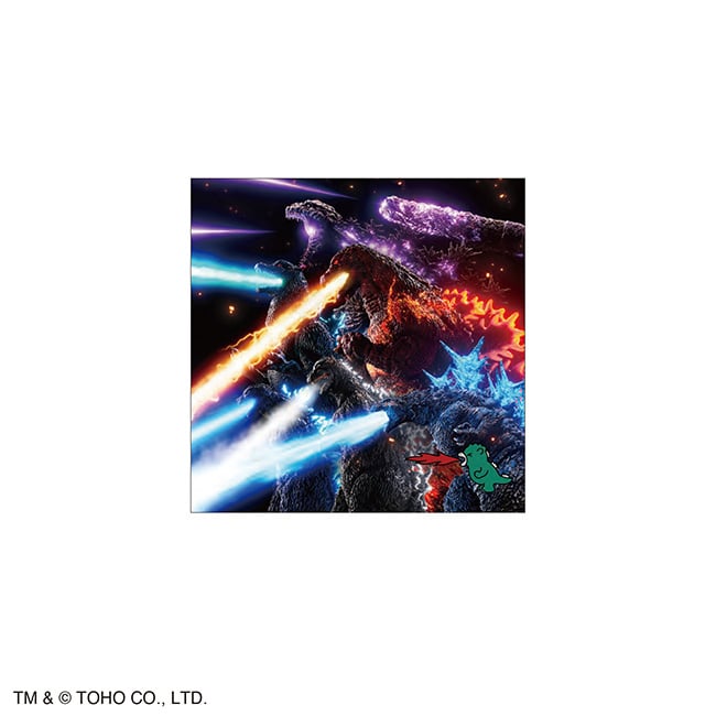 ゴジラ　メタリックステッカー（ＡＳ）