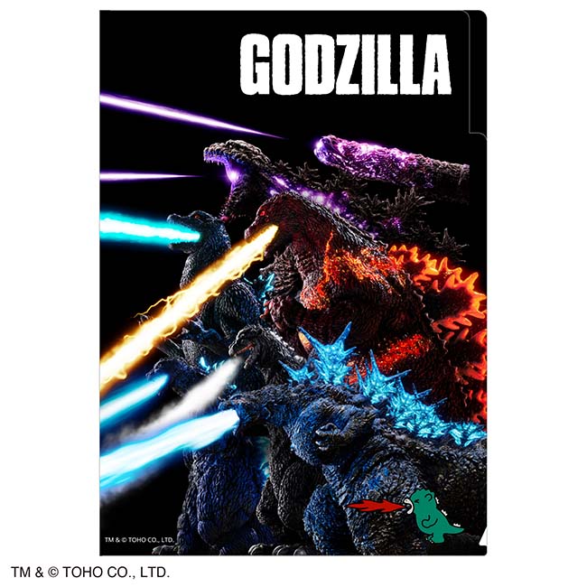 ゴジラ　２ポケットクリアファイル（ＡＳ）