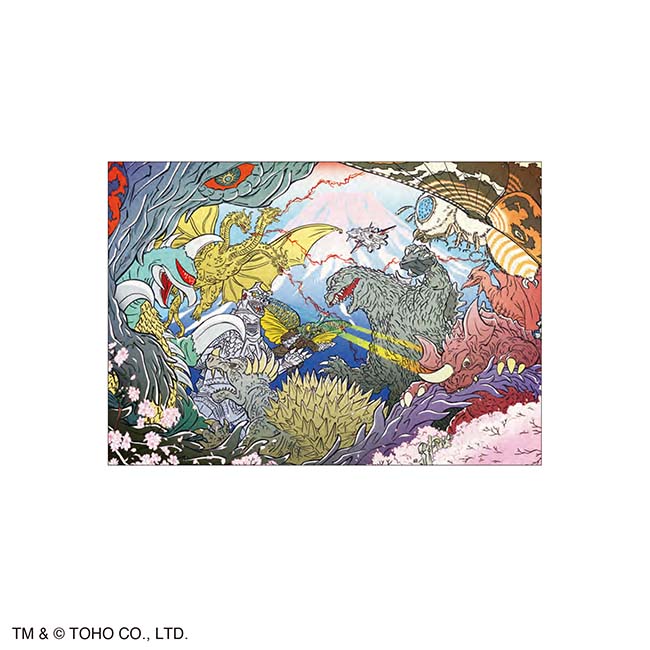 ゴジラ（富士怪獣大乱戦）メタリックステッカー