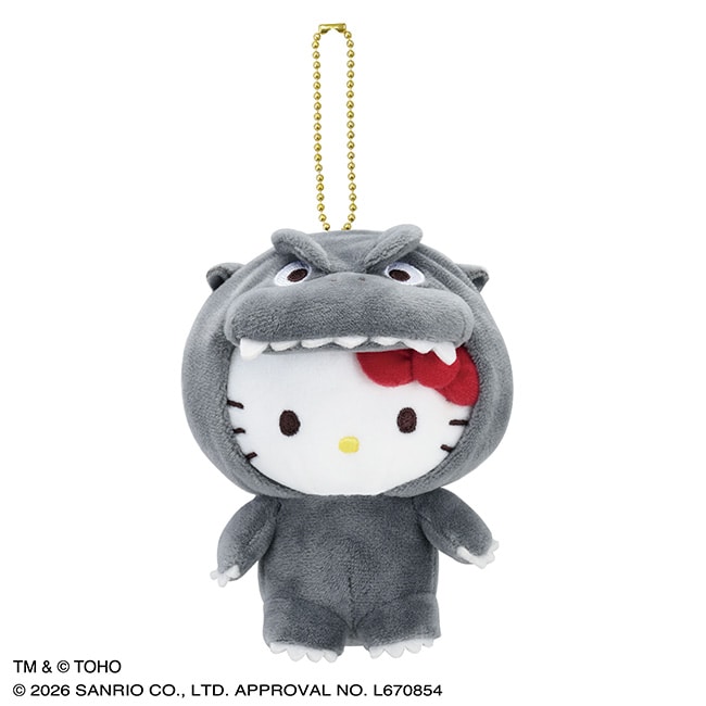 【2026年11月下旬から12月お届け】GODZILLA ・SANRIO CHARACTERS　マスコット（Ａ）