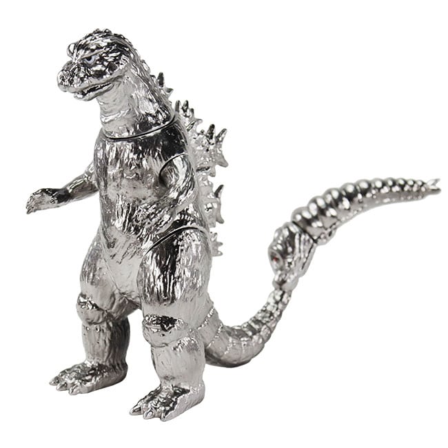 CCP ミドルサイズシリーズ【第13弾】ゴジラ（1964）メッキペイントシルバー Ver.