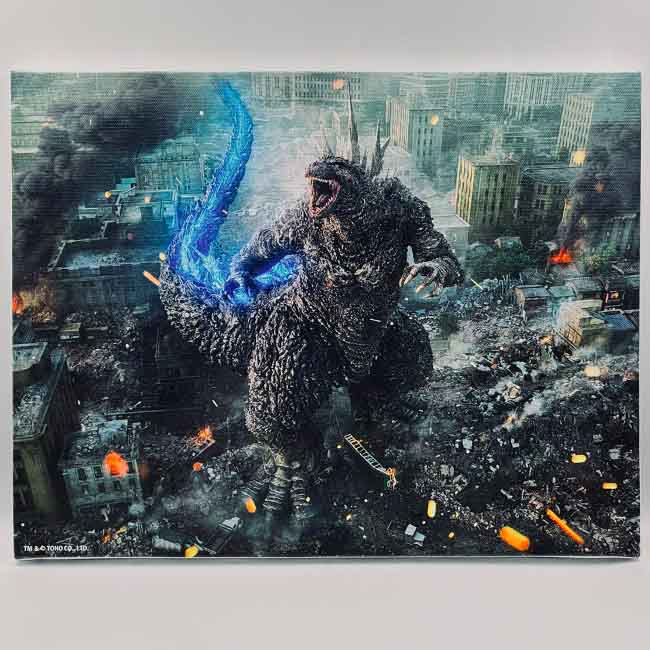 ゴジラアートパネル　俯瞰