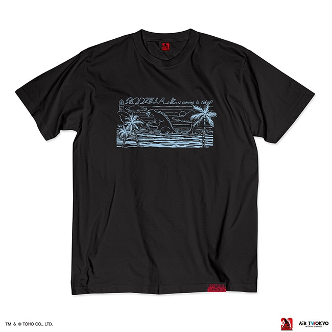 『ゴジラVSデストロイア』30周年　シーンイラストTシャツ 4（ゴジラジュニア）