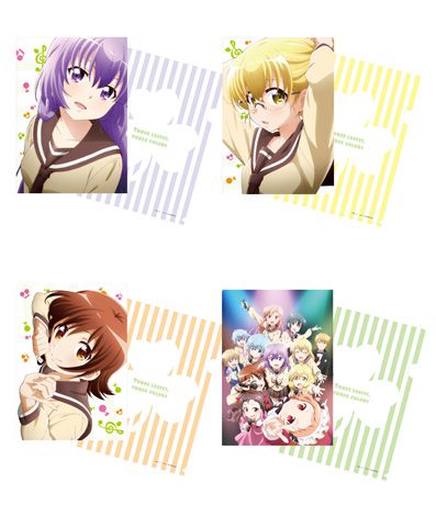 三者三葉　クリアファイル4枚セット