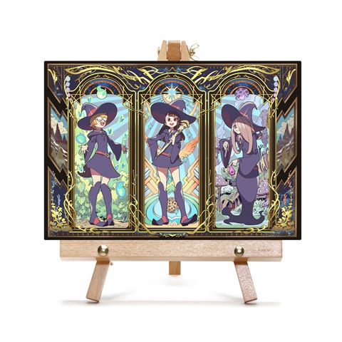 リトルウィッチアカデミア 描き下ろしキャラファインボード＆イーゼルセット