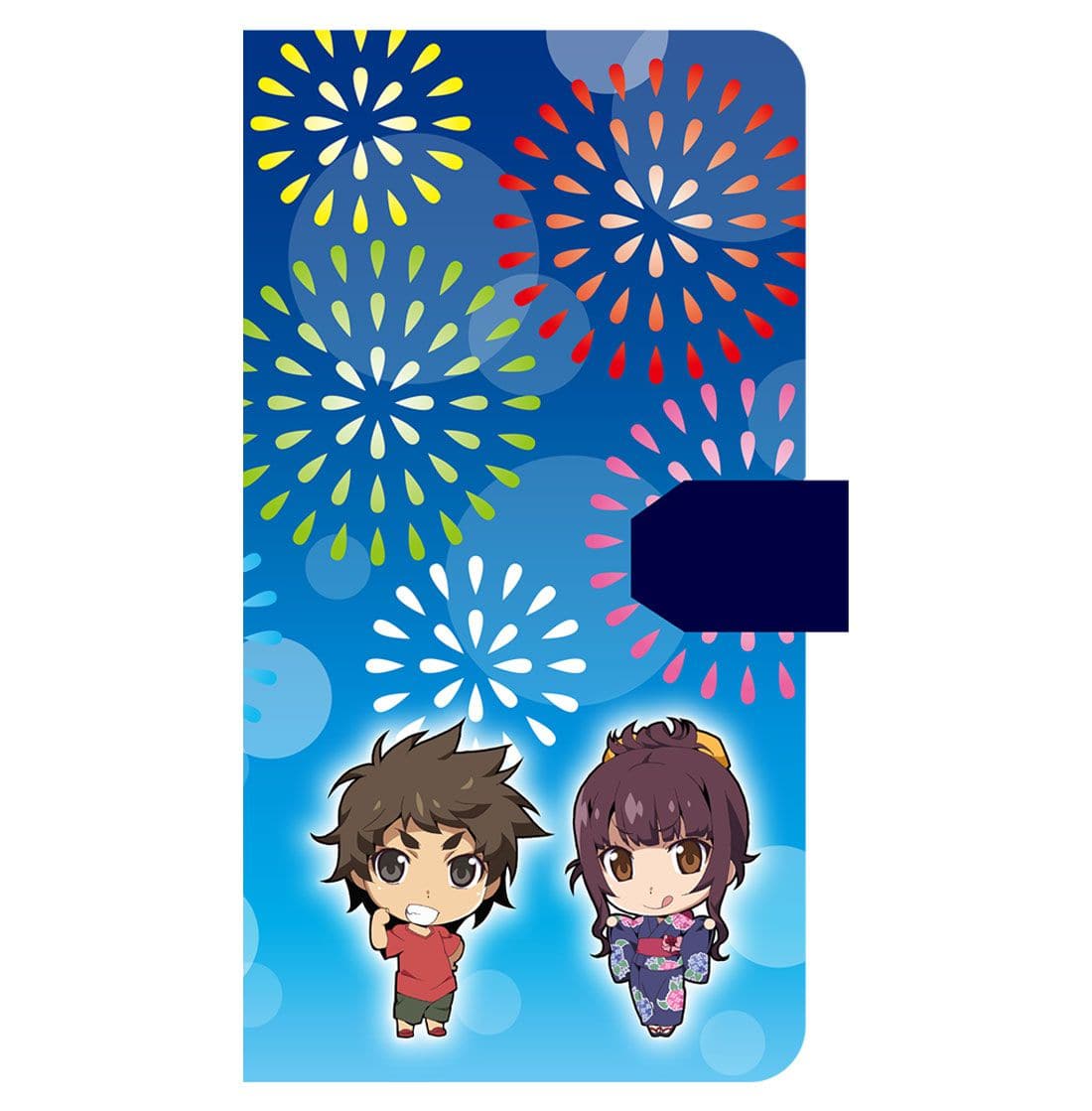 打ち上げ花火、下から見るか？横から見るか？ スマートフォンカバー