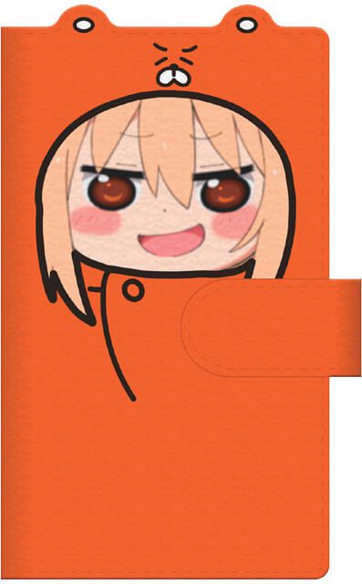 干物妹！うまるちゃんR ふわふわフードのスマートフォンケース