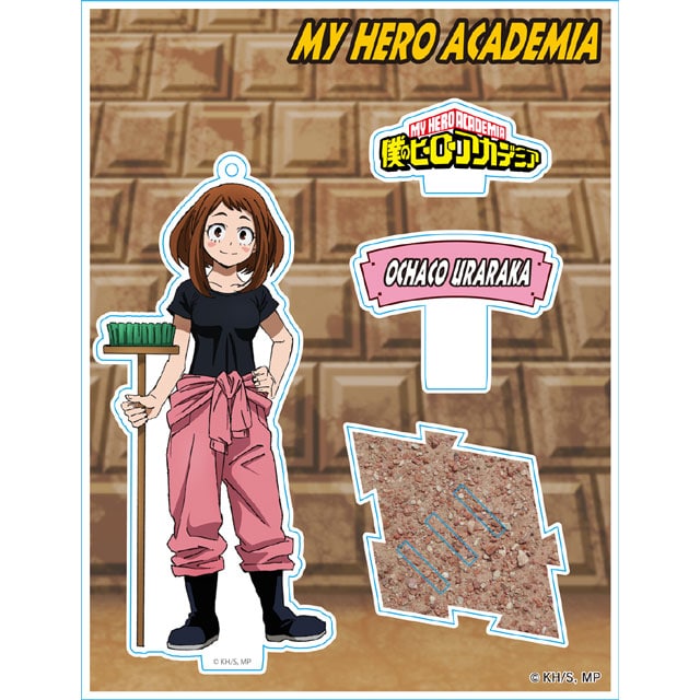 僕のヒーローアカデミア 描き下ろしアクリルスタンドキーホルダー 麗日お茶子