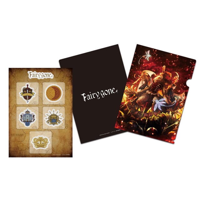 「Fairy gone フェアリーゴーン」 国章ステッカー＆クリアファイルセット