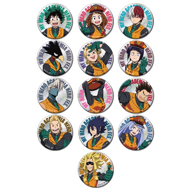 僕のヒーローアカデミア 「HERO FES.＜ヒーローフェス＞」 トレーディング缶バッジ A　【全13種】 ランダム5個セット