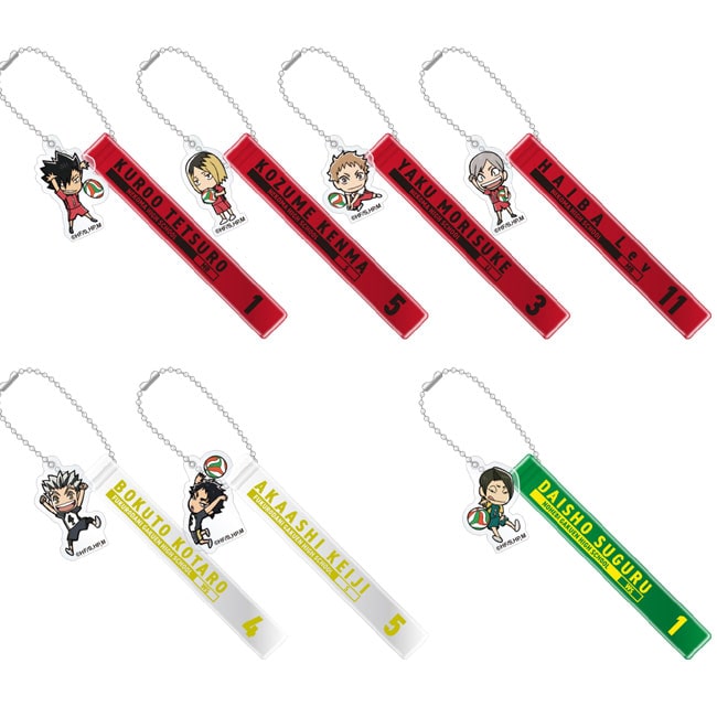 ハイキュー!! トレーディングルームキーホルダー 東京予選組【全7種】 ランダム3個セット