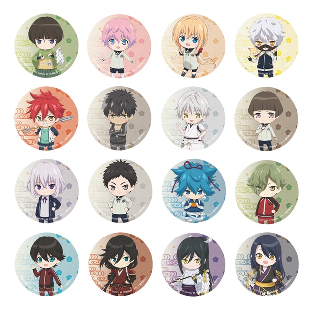 続『刀剣乱舞-花丸-』 ちびキャラ トレーディング缶バッジ-B-【全16種】ランダム5個セット