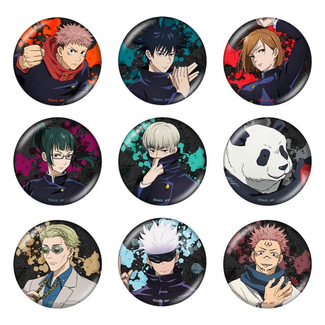 TVアニメ「呪術廻戦」 トレーディング缶バッジ Ver.2【全9種】 ランダム4個セット