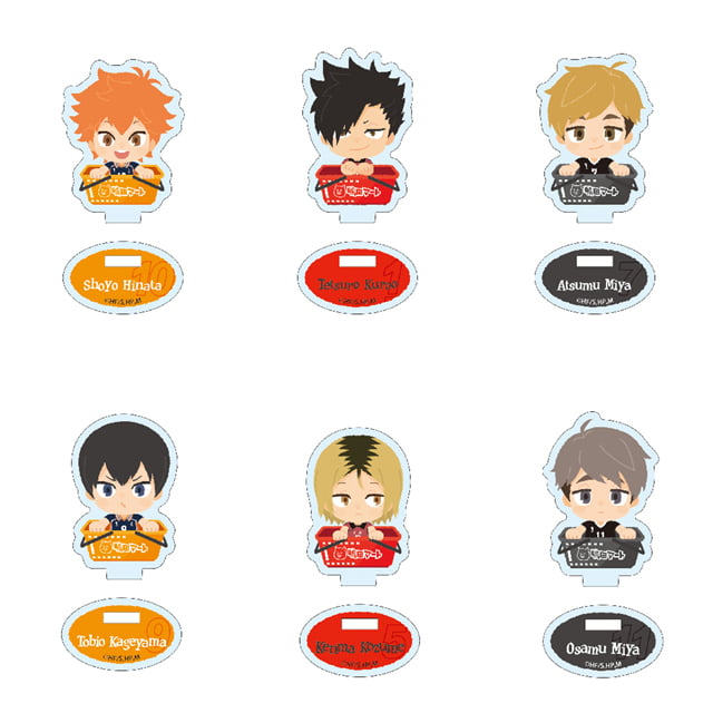 ハイキュー!! カゴコレ トレーディングアクリルスタンド【全6種】 ランダム3個セット