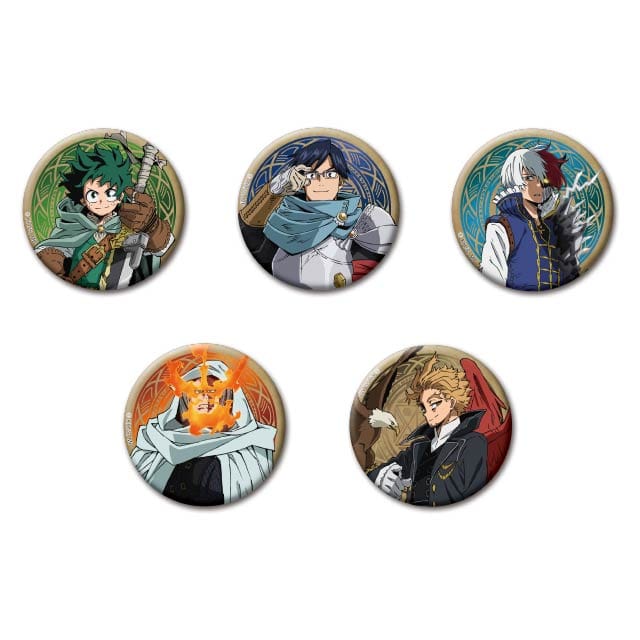 僕のヒーローアカデミア トレーディング缶バッジ 十傑コスチューム 第一弾【全5種】 ランダム3個セット