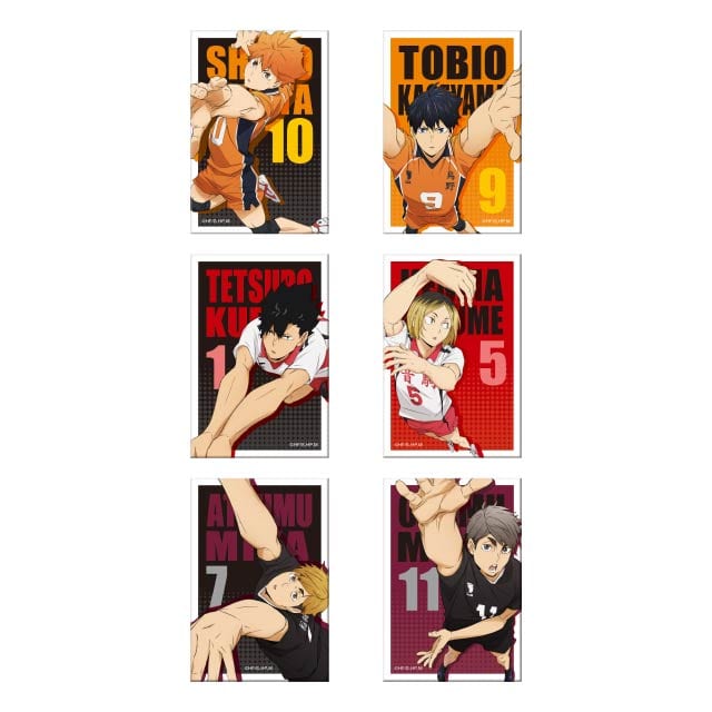 ハイキュー!! TO THE TOP トレーディングスクエア缶バッジ【全6種】 ランダム3個セット