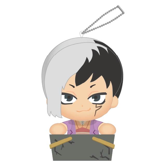 Ｄｒ．ＳＴＯＮＥ ドクターストーン カゴコレ ぬいぐるみキーホルダー あさぎりゲン