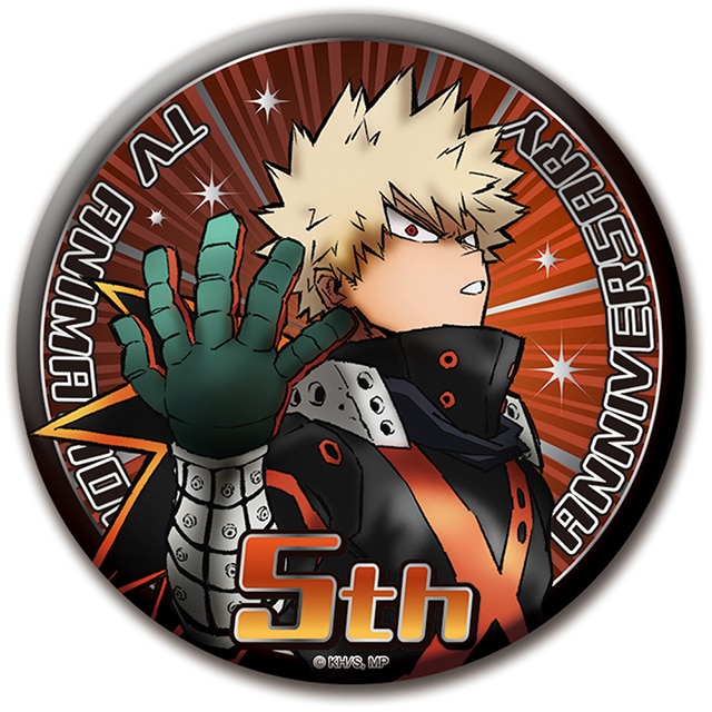 僕のヒーローアカデミア ビッグ缶バッジスタンド 5th Anniversary 爆豪勝己